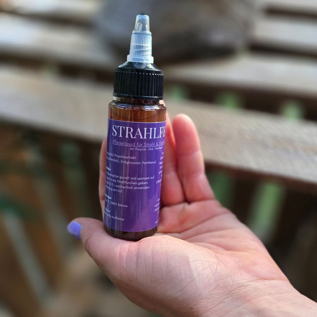 STRAHLFEIN – Pflegeliquid für Strahl &amp; Strahlfurchen